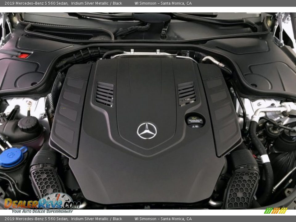 2019 Mercedes-Benz S 560 Sedan Iridium Silver Metallic / Black Photo #8
