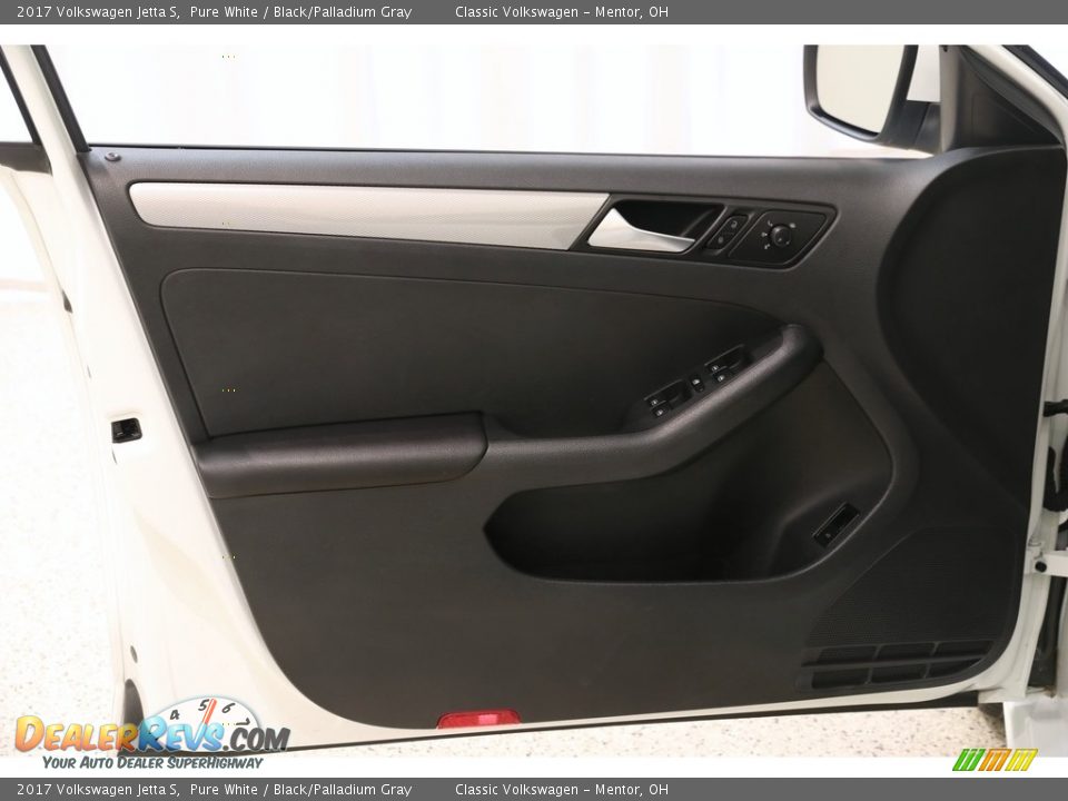 2017 Volkswagen Jetta S Pure White / Black/Palladium Gray Photo #4