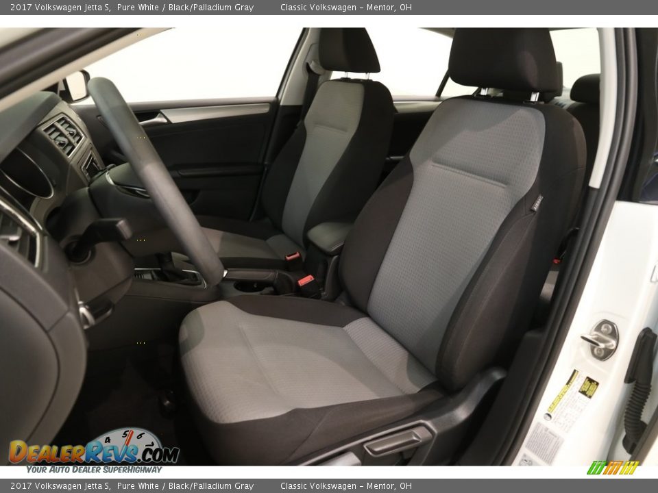 2017 Volkswagen Jetta S Pure White / Black/Palladium Gray Photo #5