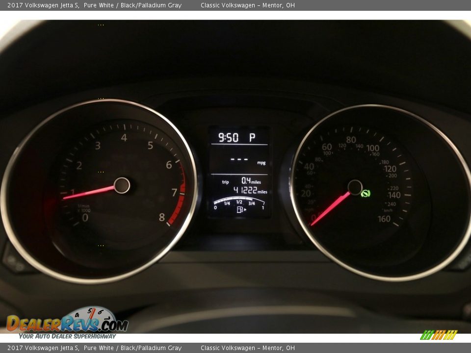 2017 Volkswagen Jetta S Pure White / Black/Palladium Gray Photo #7