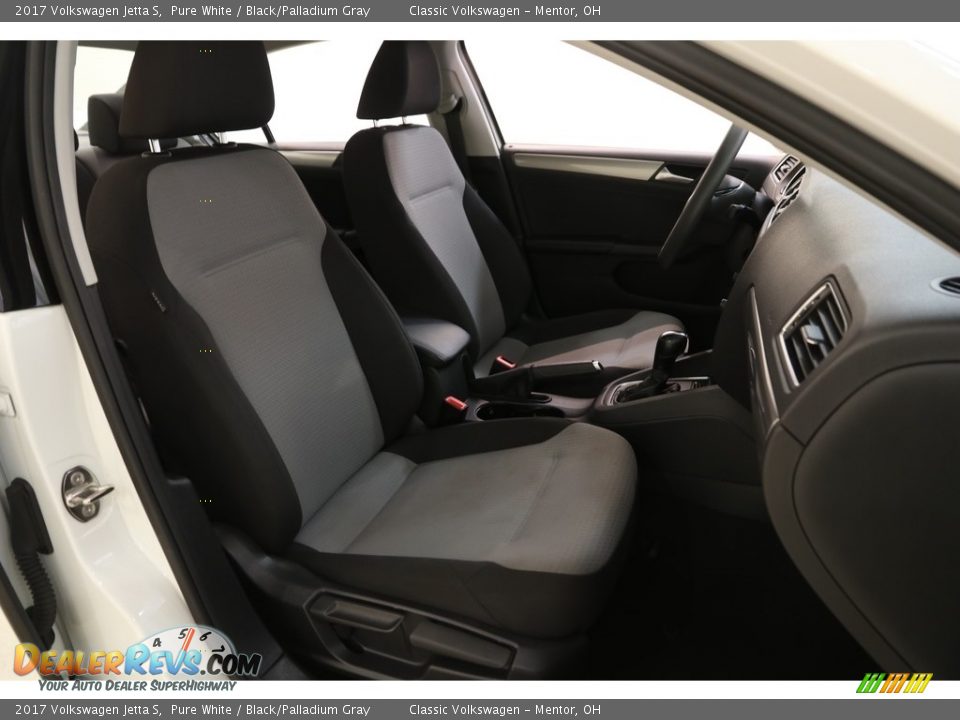 2017 Volkswagen Jetta S Pure White / Black/Palladium Gray Photo #15