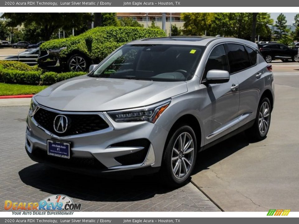 2020 Acura RDX Technology Lunar Silver Metallic / Ebony Photo #3