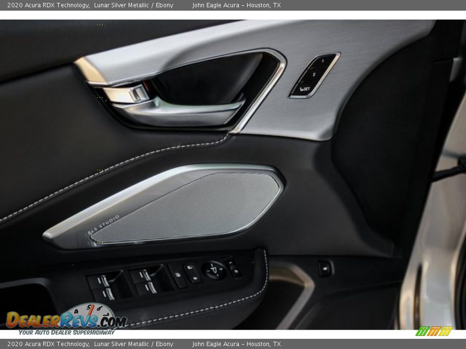 2020 Acura RDX Technology Lunar Silver Metallic / Ebony Photo #12