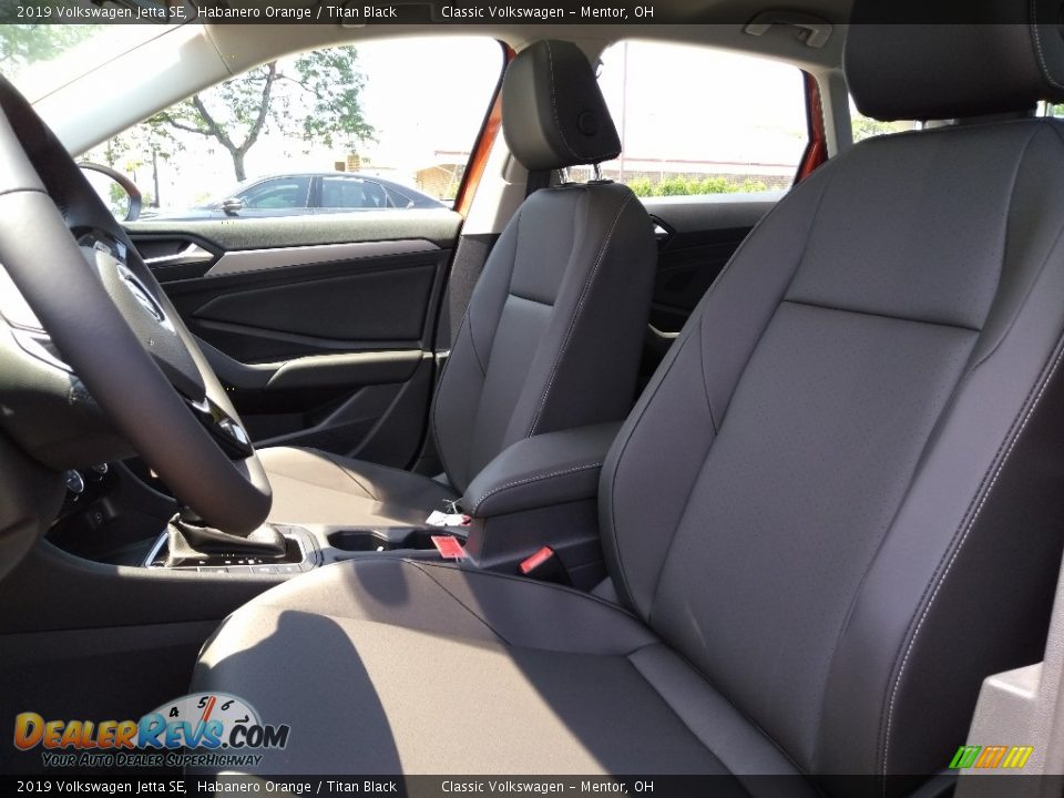 2019 Volkswagen Jetta SE Habanero Orange / Titan Black Photo #3