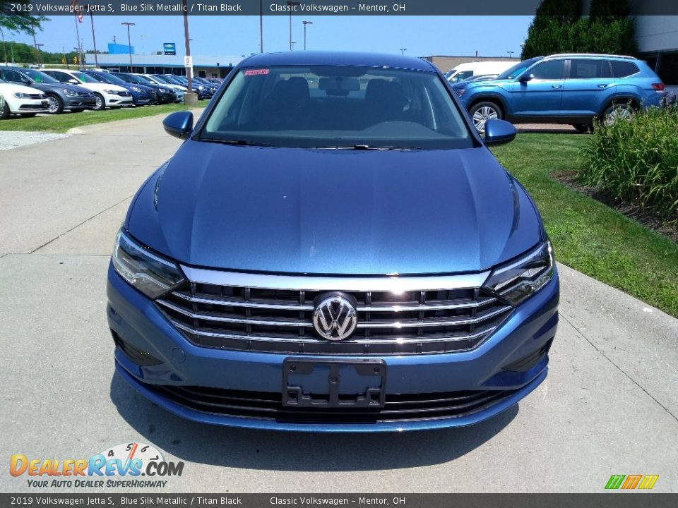 2019 Volkswagen Jetta S Blue Silk Metallic / Titan Black Photo #2