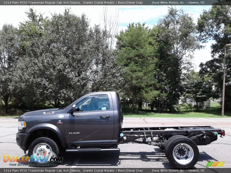 2019 Ram 4500 Tradesman Regular Cab 4x4 Chassis Granite Crystal Metallic / Black/Diesel Gray Photo #1