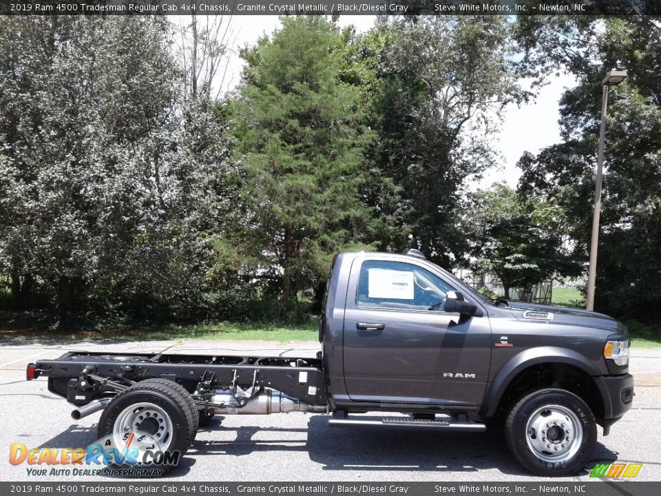 2019 Ram 4500 Tradesman Regular Cab 4x4 Chassis Granite Crystal Metallic / Black/Diesel Gray Photo #5