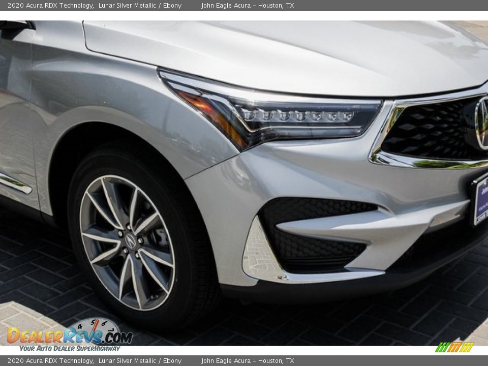 2020 Acura RDX Technology Lunar Silver Metallic / Ebony Photo #10
