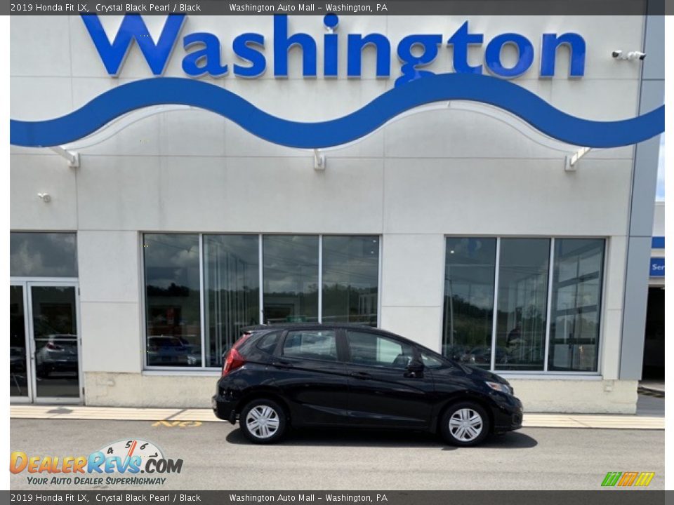 2019 Honda Fit LX Crystal Black Pearl / Black Photo #1