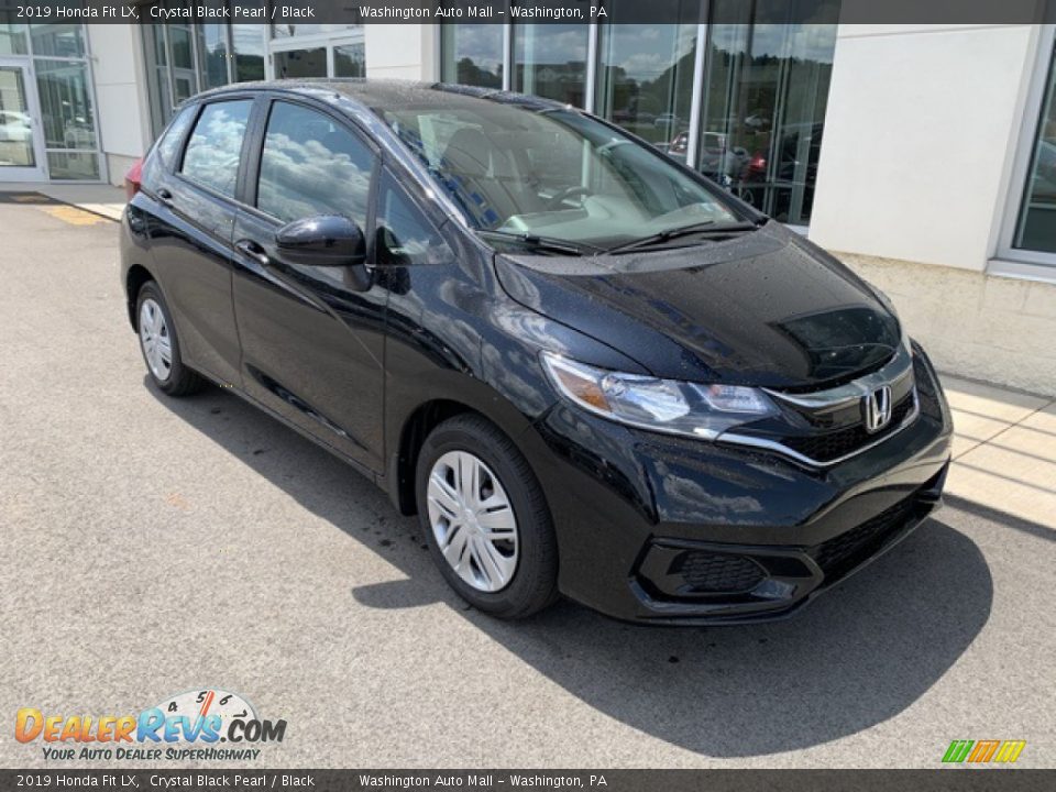 2019 Honda Fit LX Crystal Black Pearl / Black Photo #2