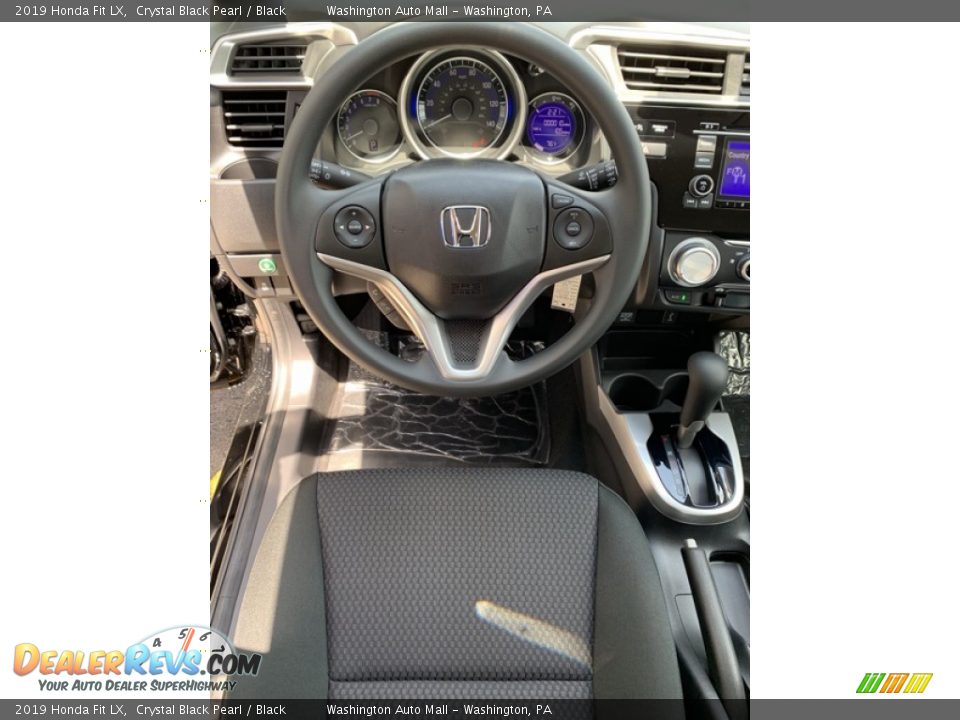 2019 Honda Fit LX Crystal Black Pearl / Black Photo #13