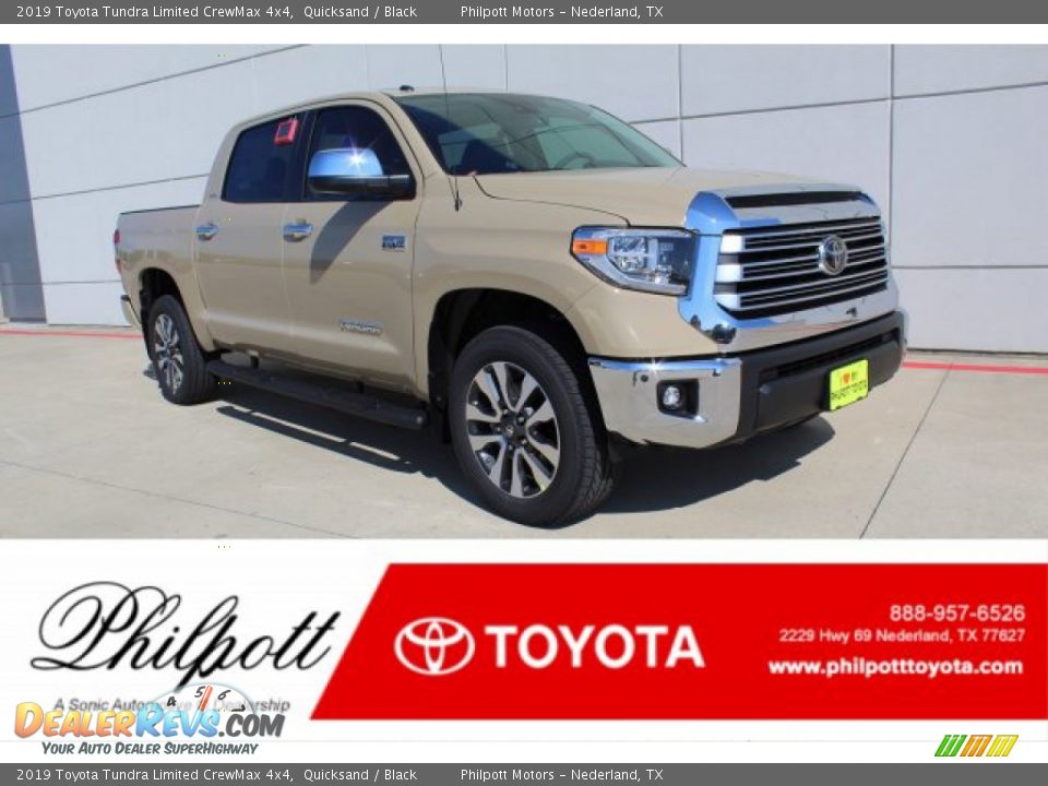 2019 Toyota Tundra Limited CrewMax 4x4 Quicksand / Black Photo #1