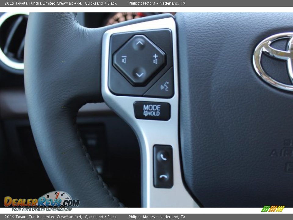 2019 Toyota Tundra Limited CrewMax 4x4 Quicksand / Black Photo #12