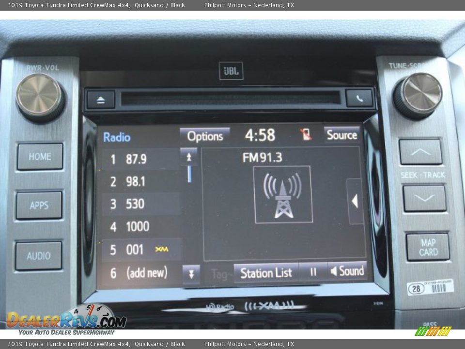 2019 Toyota Tundra Limited CrewMax 4x4 Quicksand / Black Photo #16