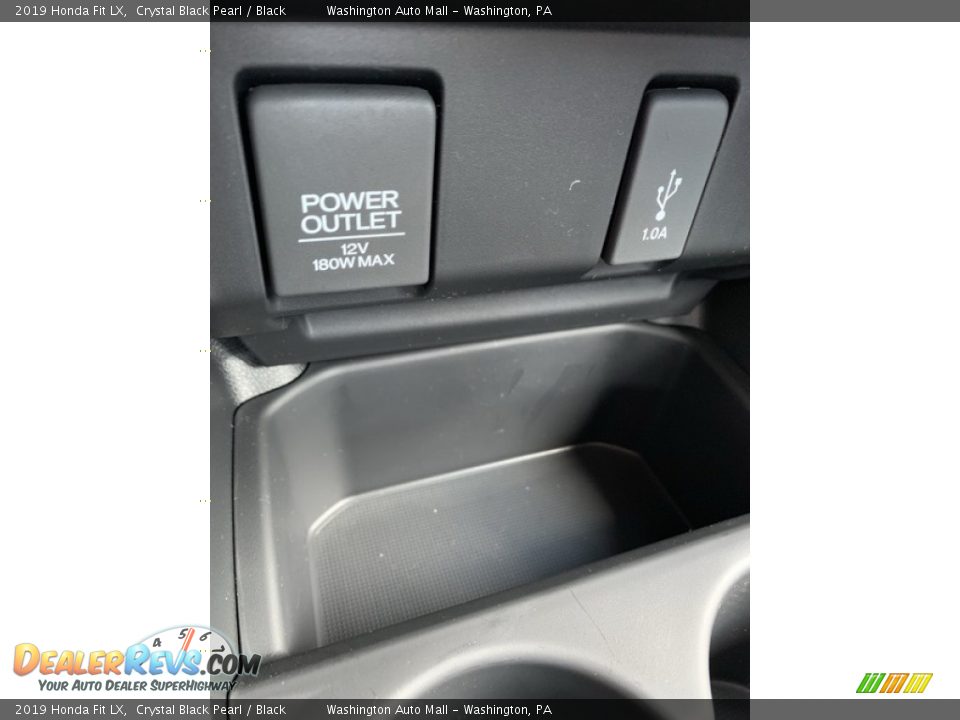 2019 Honda Fit LX Crystal Black Pearl / Black Photo #34