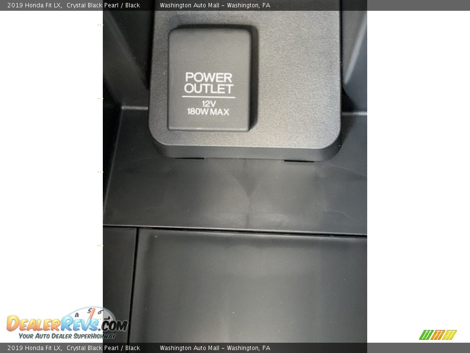 2019 Honda Fit LX Crystal Black Pearl / Black Photo #35