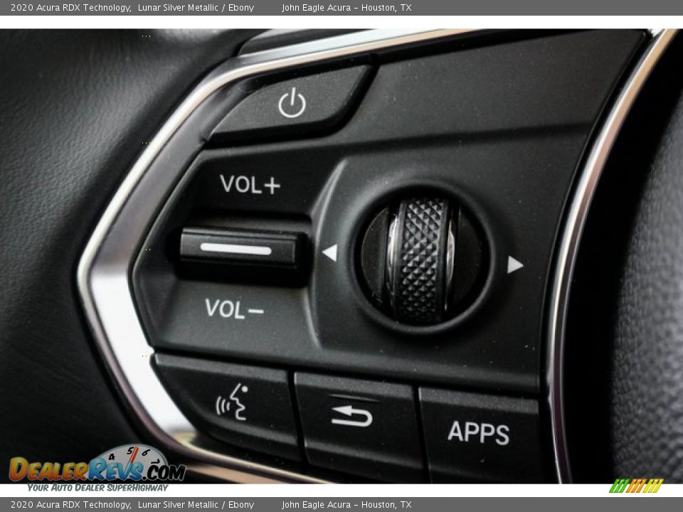 2020 Acura RDX Technology Lunar Silver Metallic / Ebony Photo #33