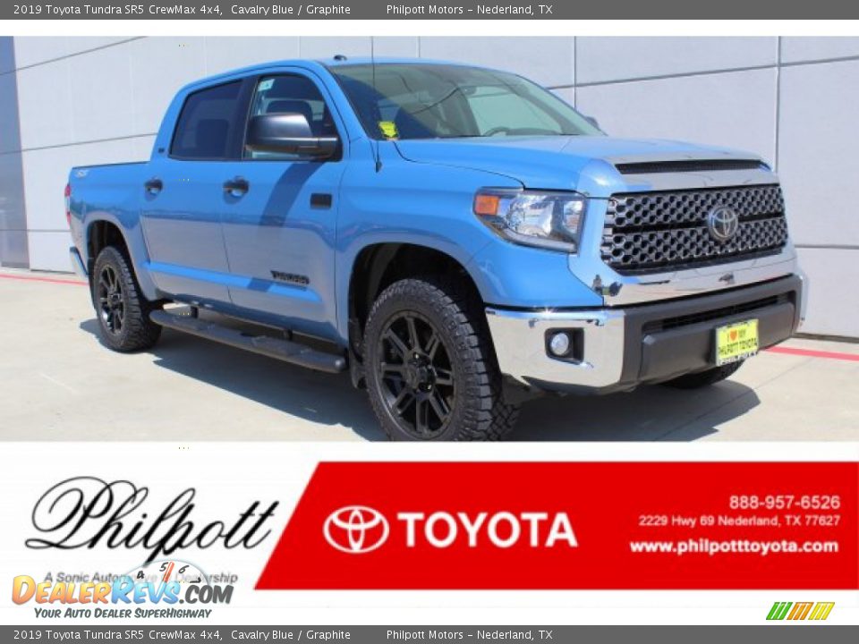 2019 Toyota Tundra SR5 CrewMax 4x4 Cavalry Blue / Graphite Photo #1