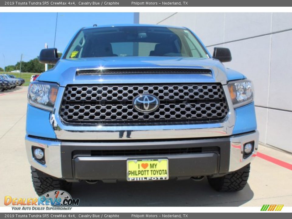 2019 Toyota Tundra SR5 CrewMax 4x4 Cavalry Blue / Graphite Photo #3
