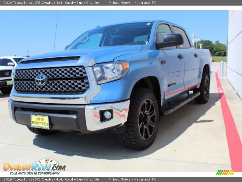 2019 Toyota Tundra SR5 CrewMax 4x4 Cavalry Blue / Graphite Photo #4