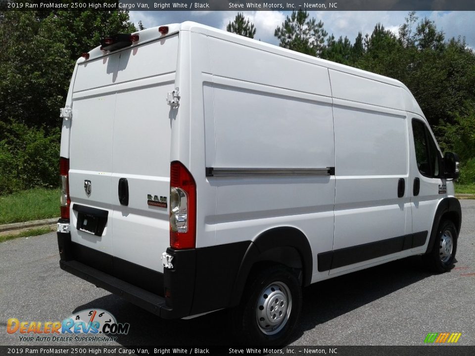 2019 Ram ProMaster 2500 High Roof Cargo Van Bright White / Black Photo #6