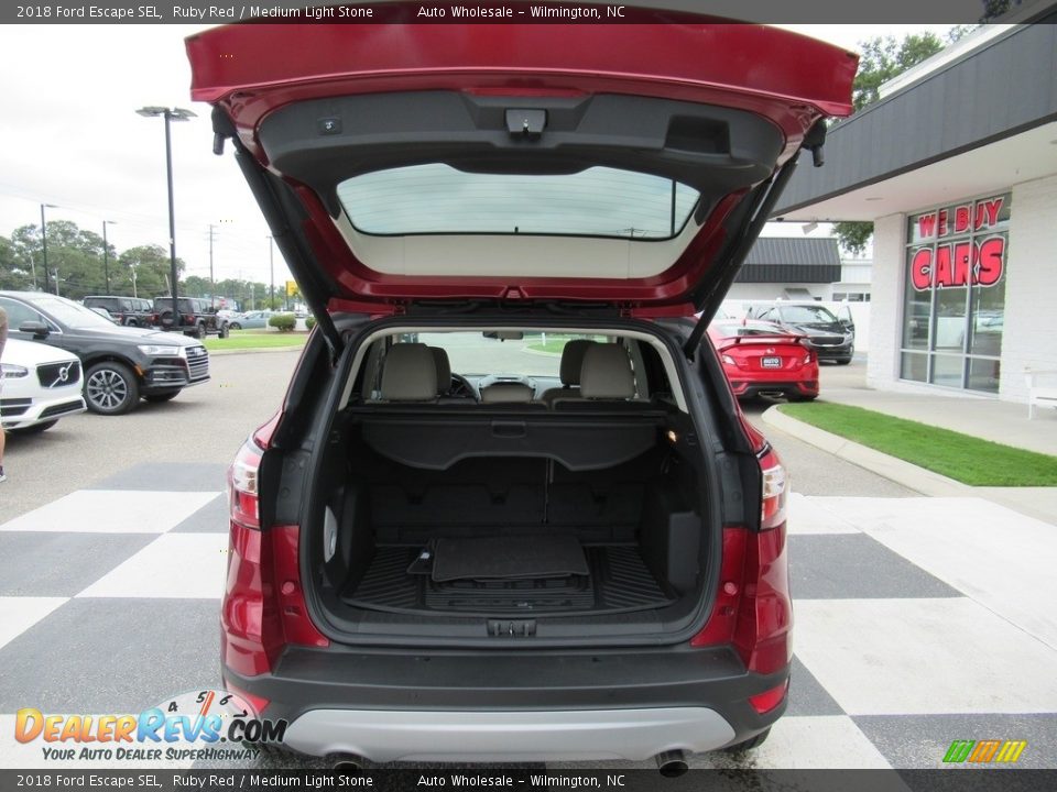 2018 Ford Escape SEL Ruby Red / Medium Light Stone Photo #5