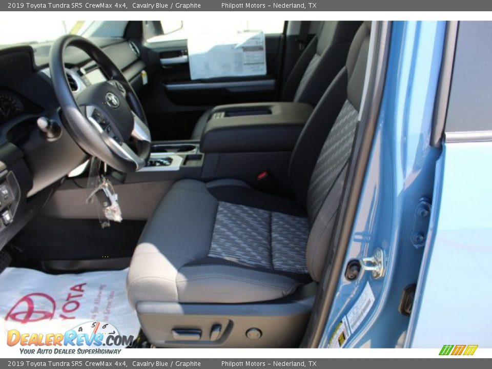 2019 Toyota Tundra SR5 CrewMax 4x4 Cavalry Blue / Graphite Photo #10