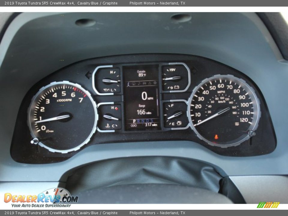 2019 Toyota Tundra SR5 CrewMax 4x4 Cavalry Blue / Graphite Photo #14