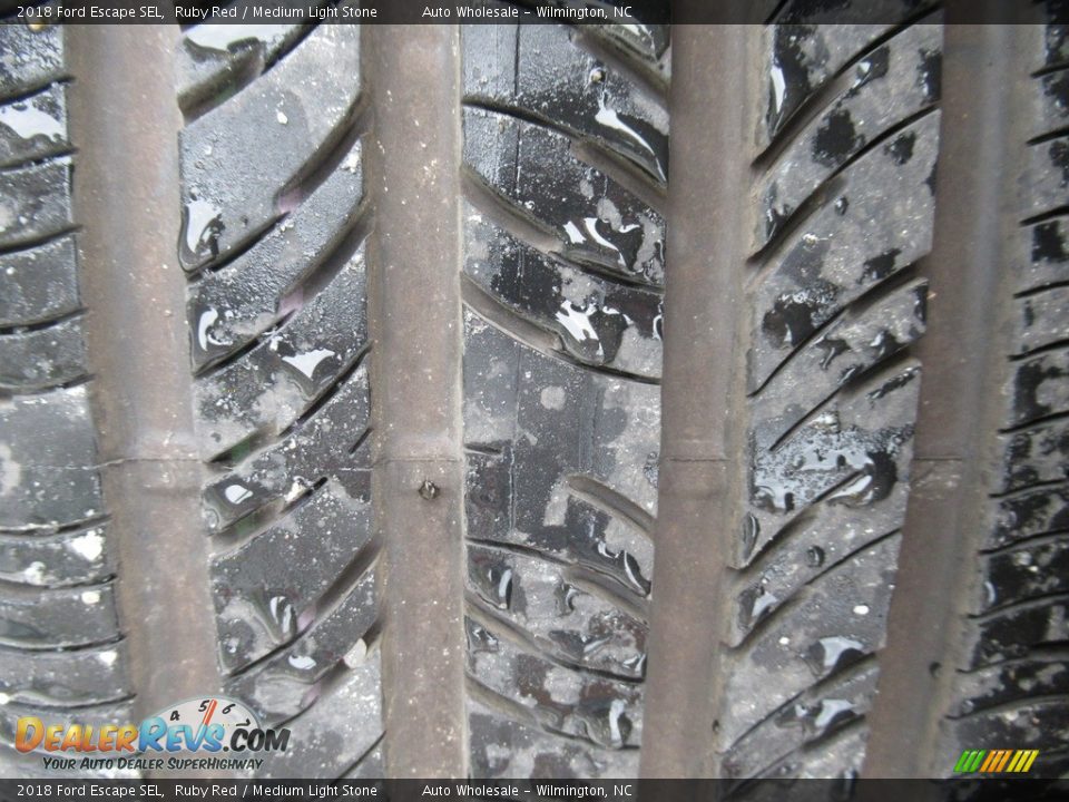 2018 Ford Escape SEL Ruby Red / Medium Light Stone Photo #8