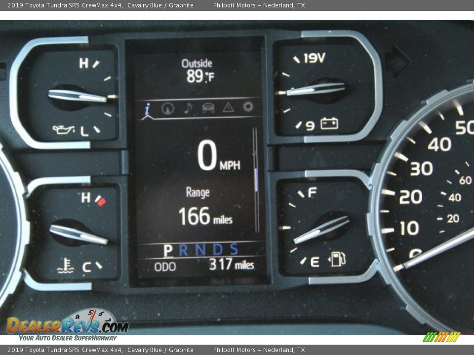 2019 Toyota Tundra SR5 CrewMax 4x4 Cavalry Blue / Graphite Photo #15