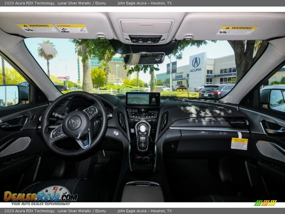 2020 Acura RDX Technology Lunar Silver Metallic / Ebony Photo #9