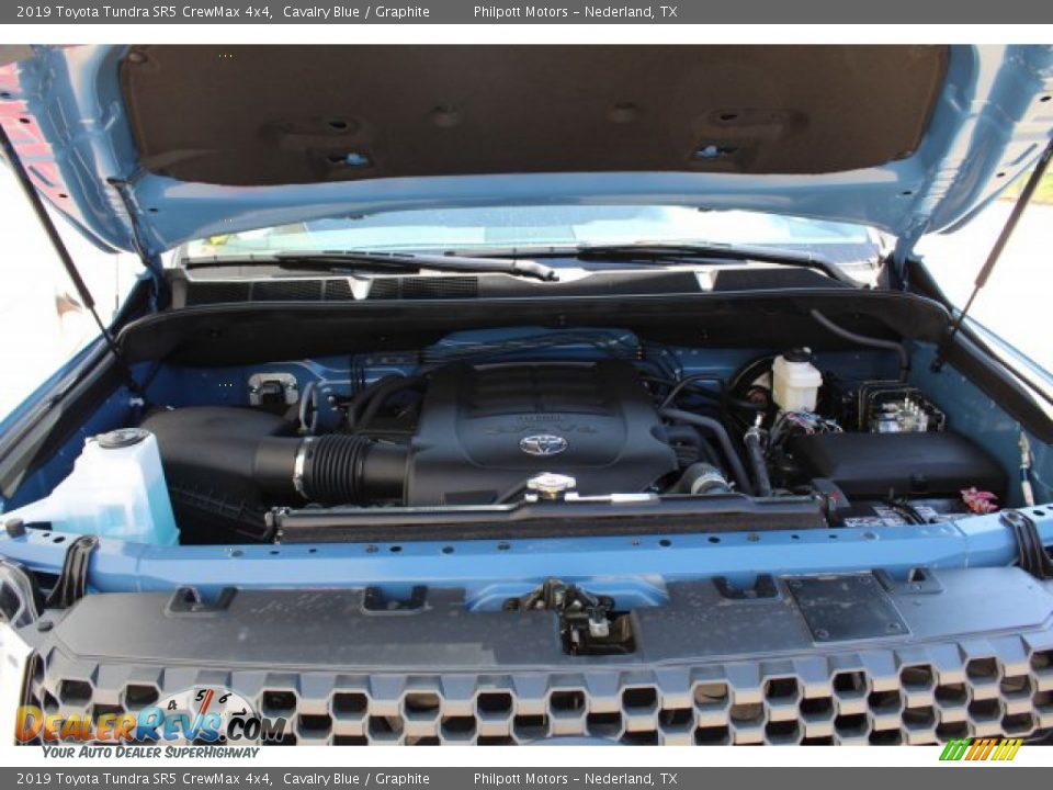 2019 Toyota Tundra SR5 CrewMax 4x4 Cavalry Blue / Graphite Photo #24