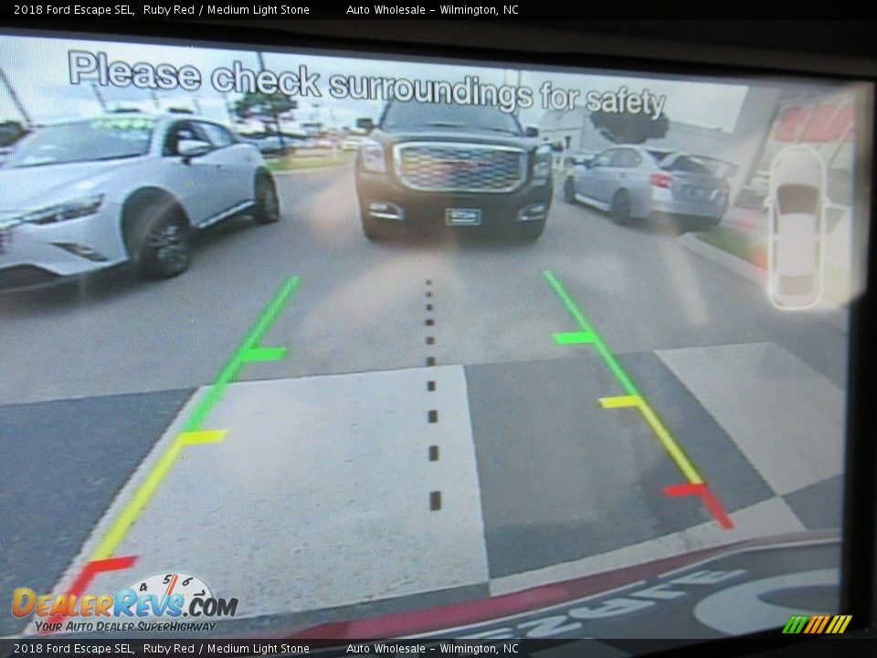 2018 Ford Escape SEL Ruby Red / Medium Light Stone Photo #18