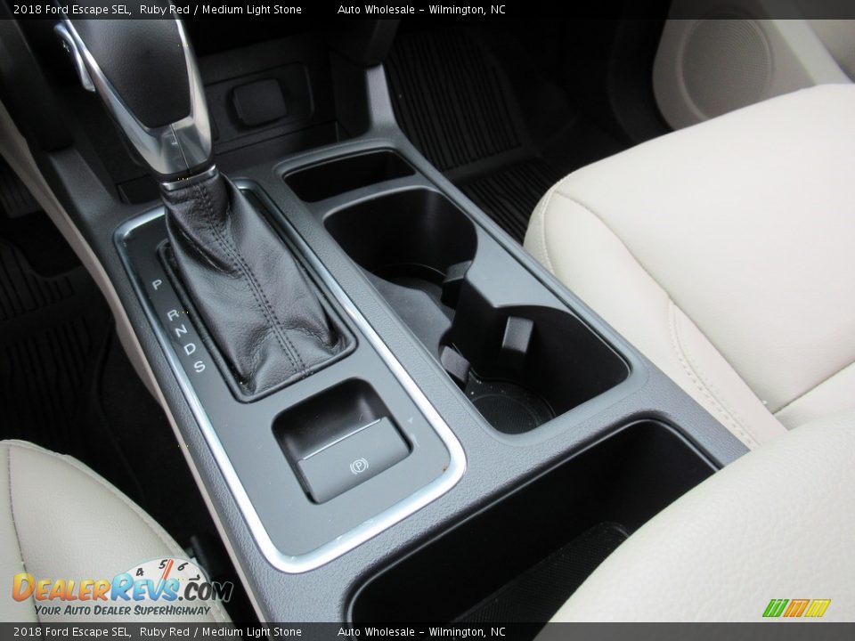 2018 Ford Escape SEL Ruby Red / Medium Light Stone Photo #19