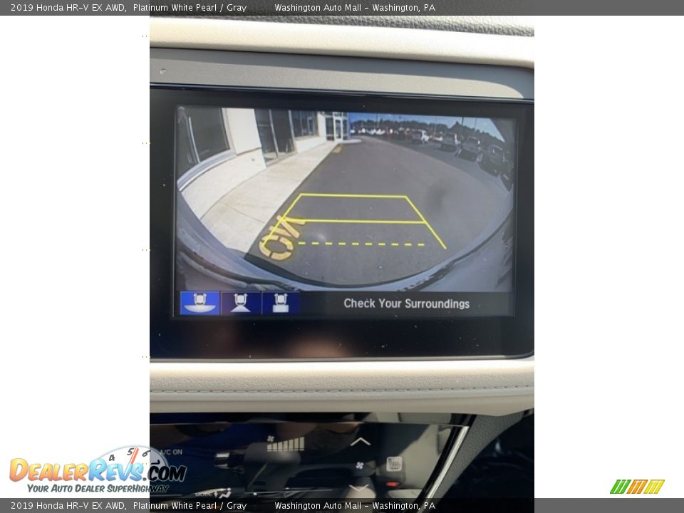 2019 Honda HR-V EX AWD Platinum White Pearl / Gray Photo #33