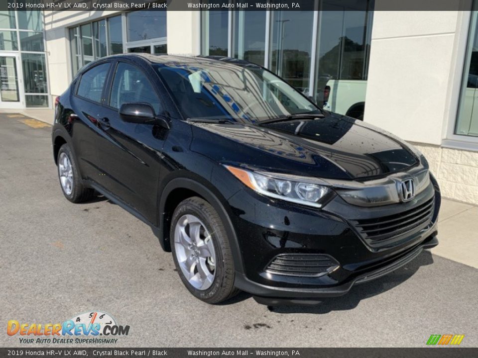 2019 Honda HR-V LX AWD Crystal Black Pearl / Black Photo #2