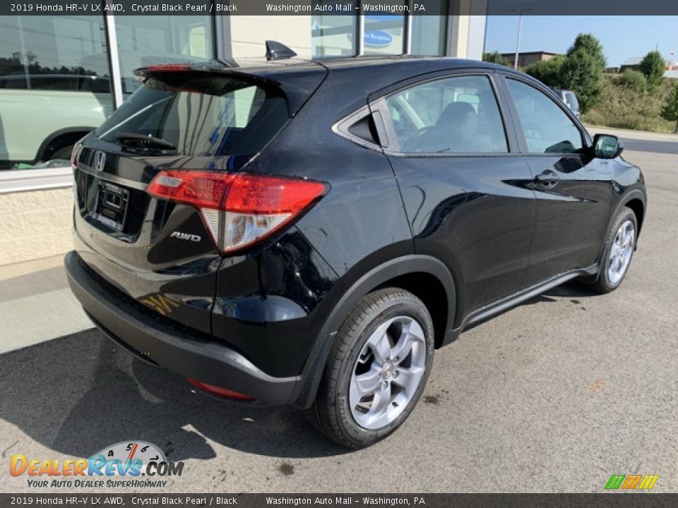 2019 Honda HR-V LX AWD Crystal Black Pearl / Black Photo #7