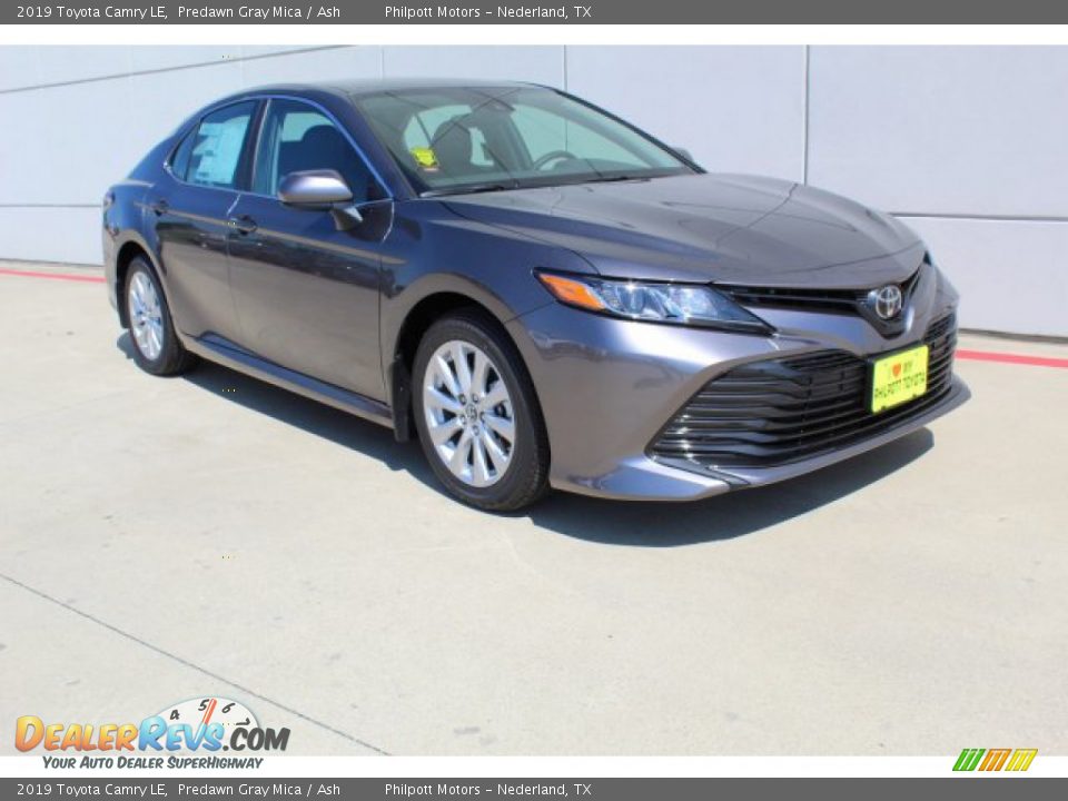 2019 Toyota Camry LE Predawn Gray Mica / Ash Photo #2