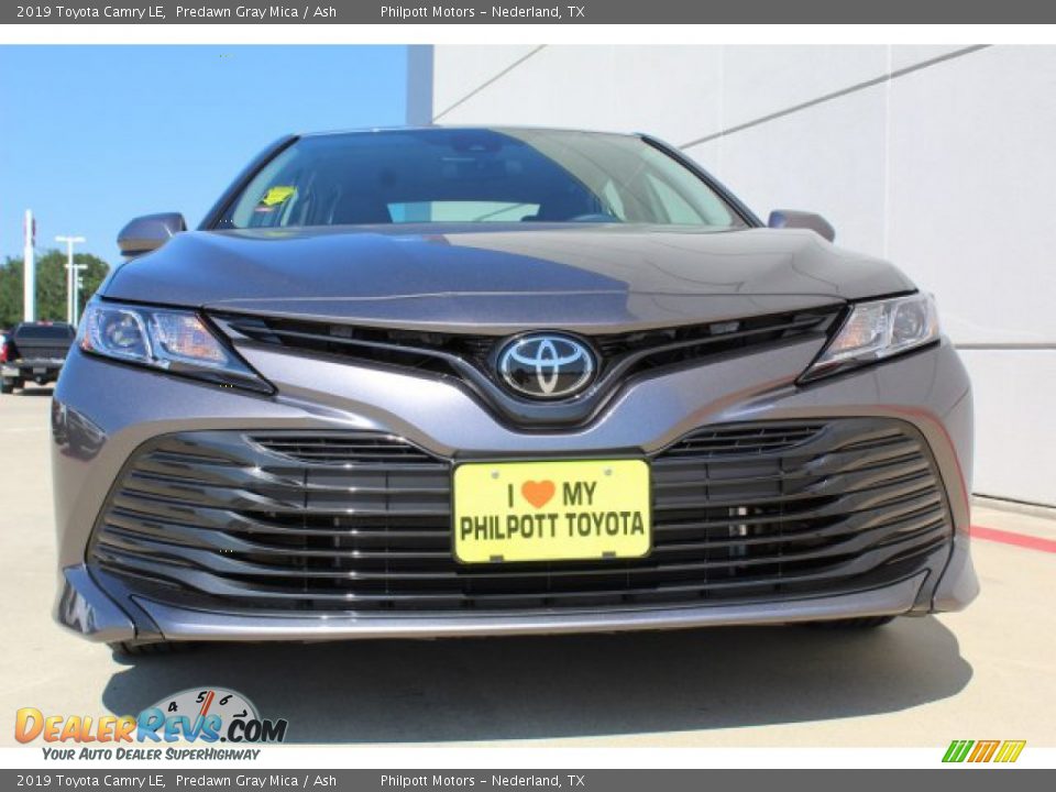 2019 Toyota Camry LE Predawn Gray Mica / Ash Photo #3