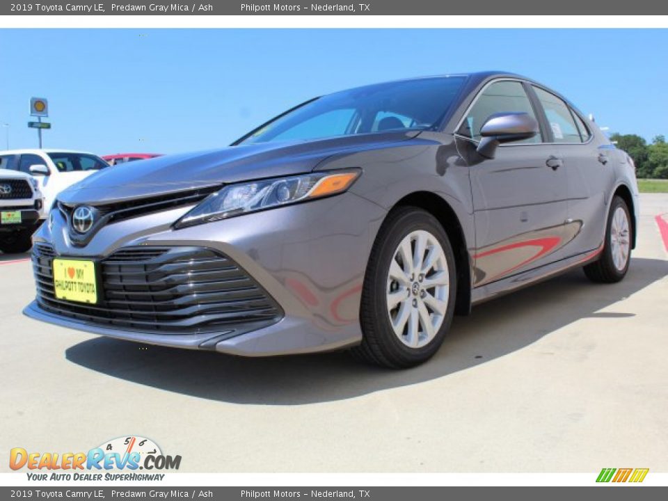2019 Toyota Camry LE Predawn Gray Mica / Ash Photo #4