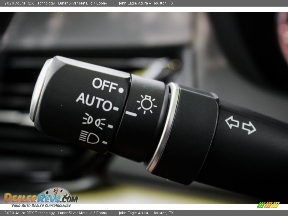 2020 Acura RDX Technology Lunar Silver Metallic / Ebony Photo #35