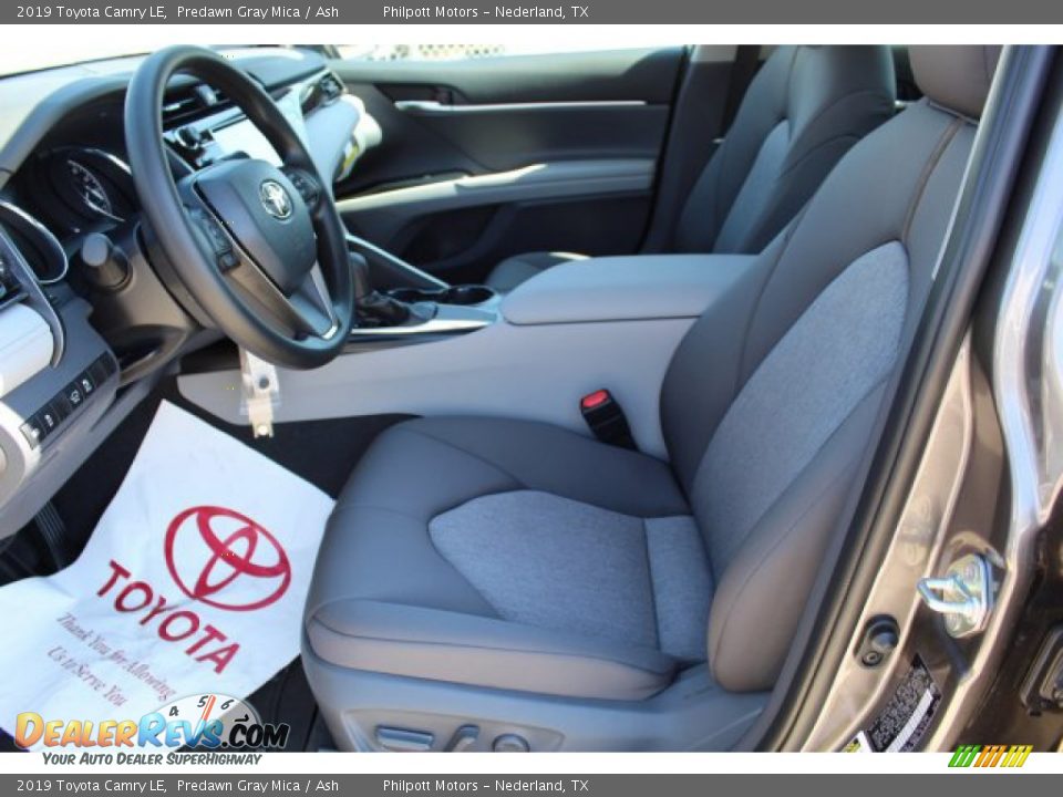 2019 Toyota Camry LE Predawn Gray Mica / Ash Photo #11