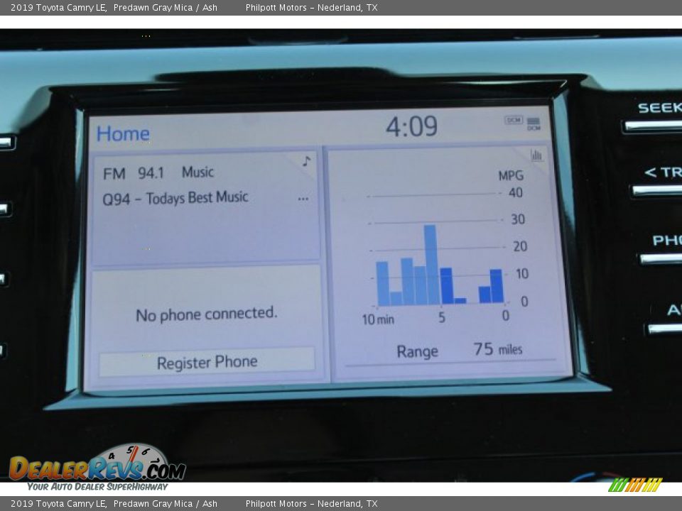 2019 Toyota Camry LE Predawn Gray Mica / Ash Photo #18