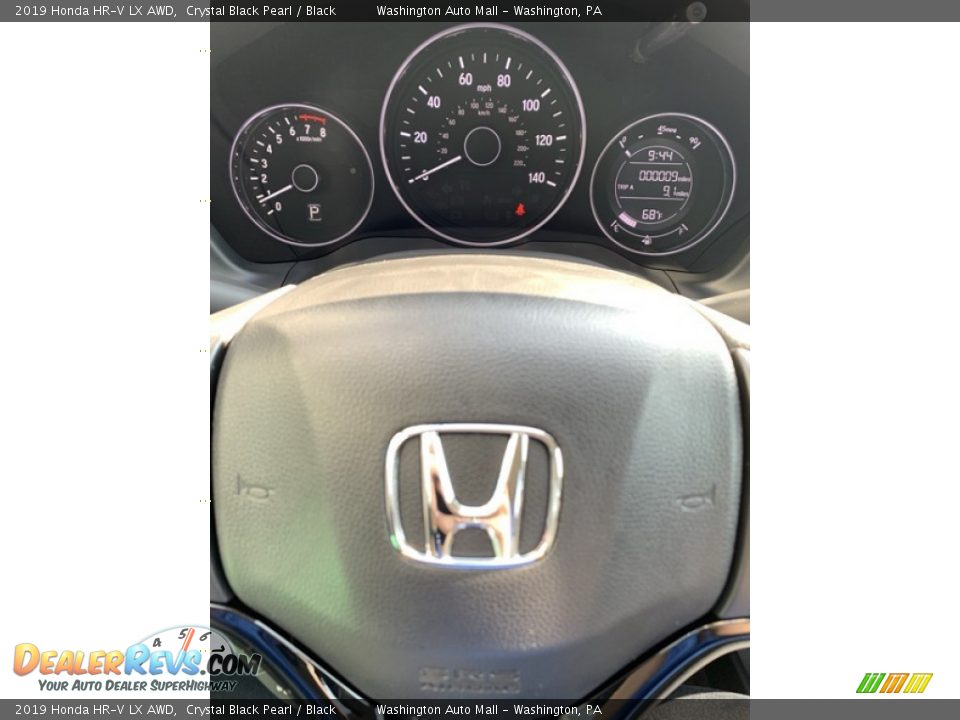 2019 Honda HR-V LX AWD Crystal Black Pearl / Black Photo #30