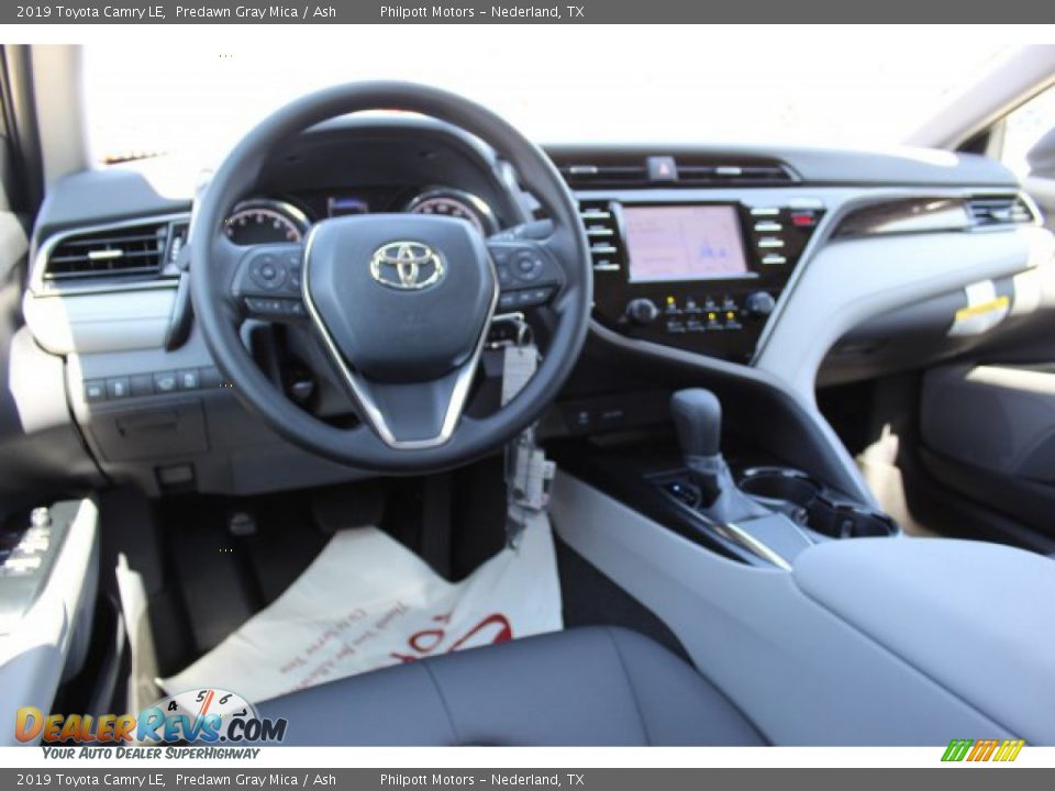 2019 Toyota Camry LE Predawn Gray Mica / Ash Photo #23