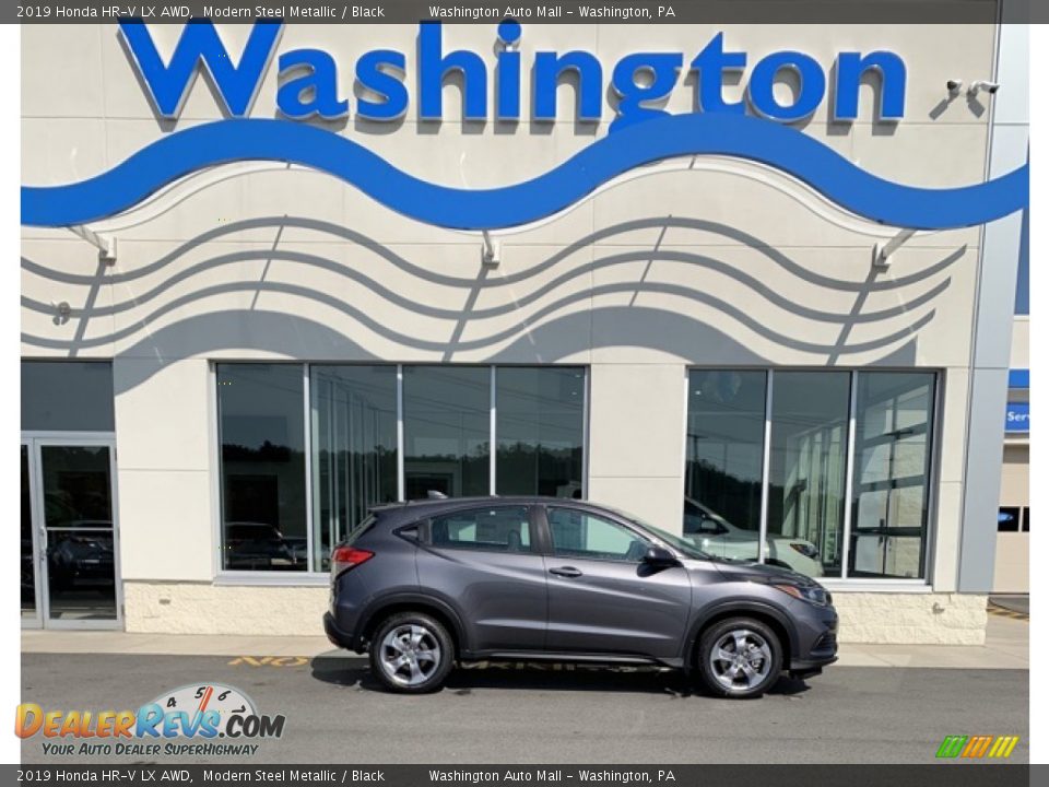 2019 Honda HR-V LX AWD Modern Steel Metallic / Black Photo #1