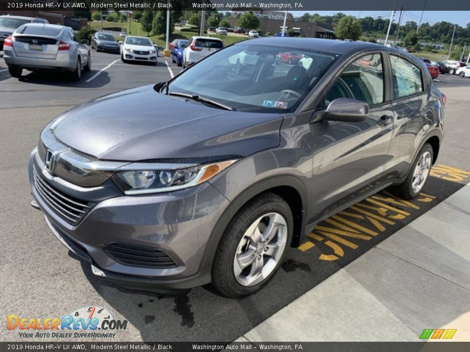 2019 Honda HR-V LX AWD Modern Steel Metallic / Black Photo #4