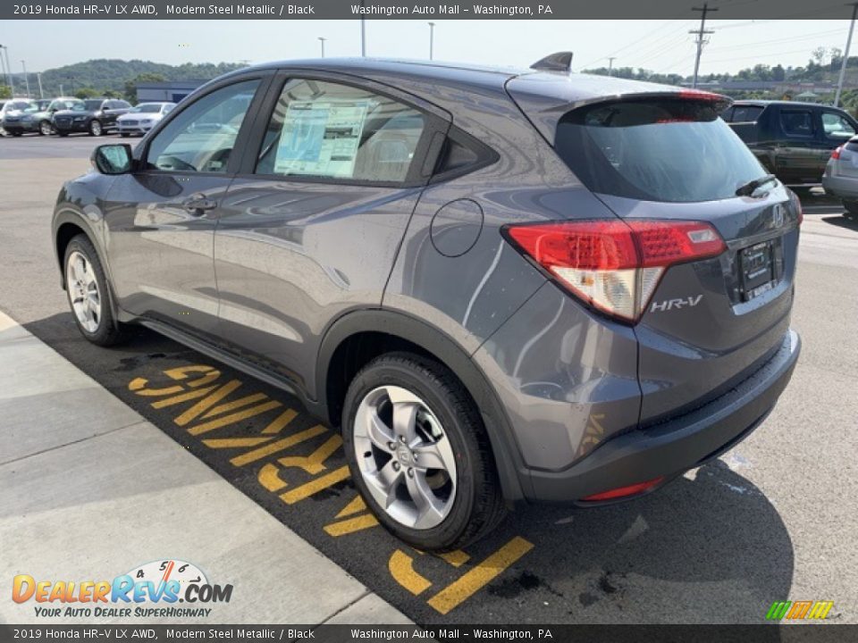 2019 Honda HR-V LX AWD Modern Steel Metallic / Black Photo #5