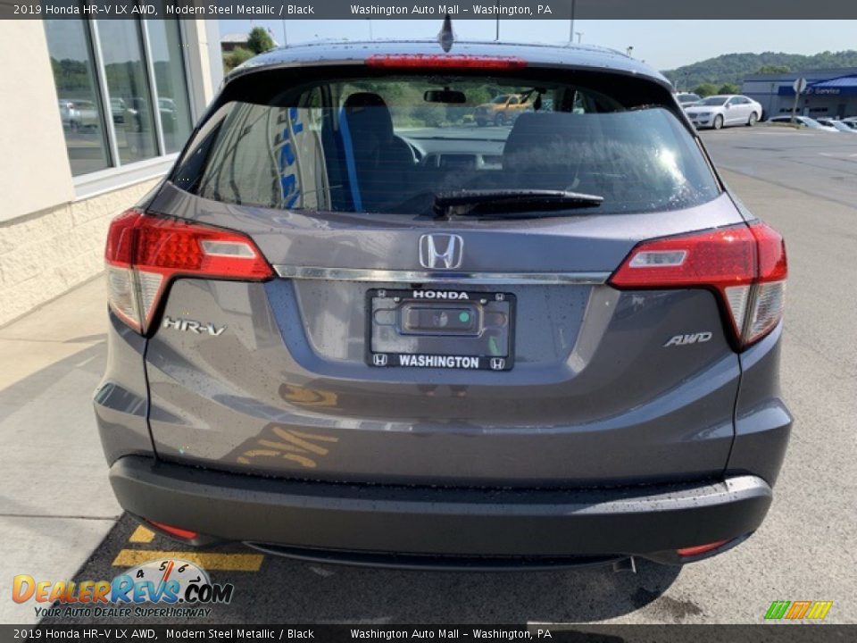 2019 Honda HR-V LX AWD Modern Steel Metallic / Black Photo #6