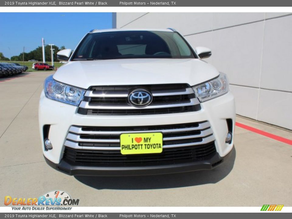 2019 Toyota Highlander XLE Blizzard Pearl White / Black Photo #4